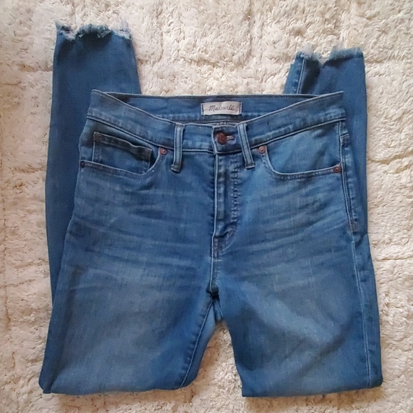 Madewell 9" HIGH-RISE SKINNY Jeans size 28 - Picture 1 of 8